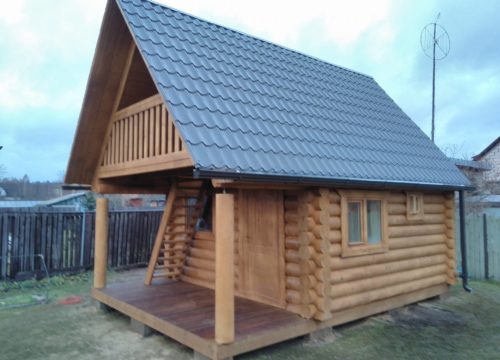 gatava gulbuves maja ar pirti 68m2
