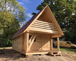 Gatava guļbūves pirts vai māja 51m2