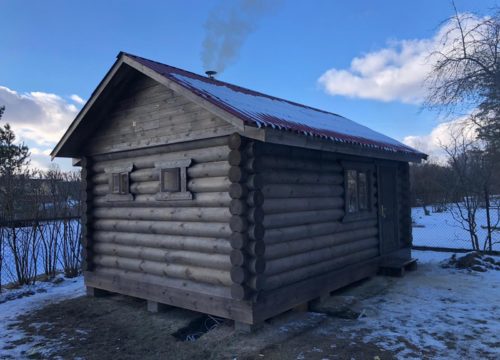 gatava gulbalku pirts 24m2
