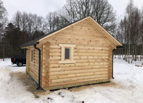 Guļbaļķu namiņš Alūksnē 27 m2